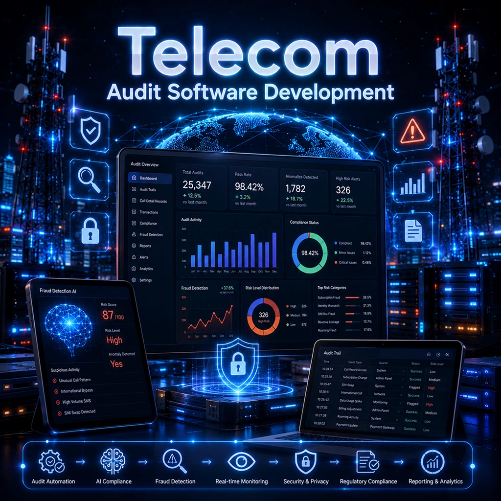 Telecom audit software development solutions